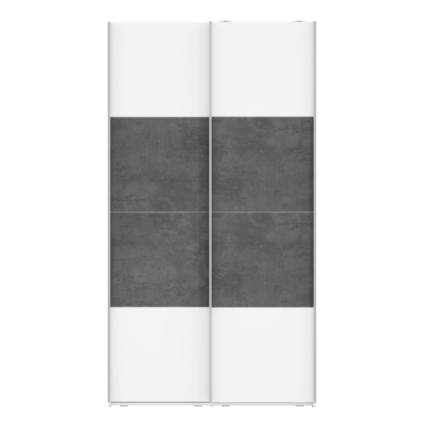 Dulap cu 2 usi culisante Olivier, 2 Usi, Alb, 120.1 Cm