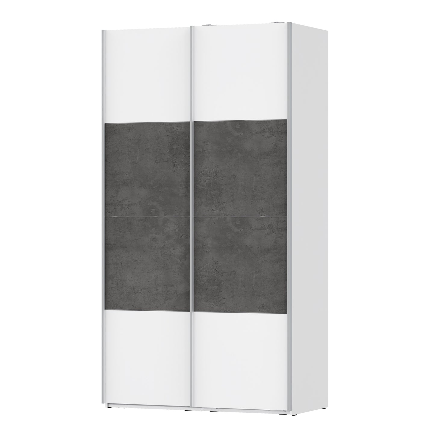 Dulap cu 2 usi culisante Olivier, 2 Usi, Alb, 120.1 Cm
