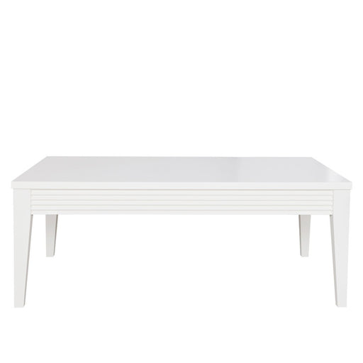 Masa Cafea Verona Bianco Alb, 120 Cm