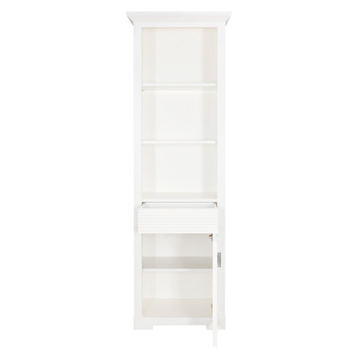Bibioteca Cu 1 Usa Si 1 Sertar Verona Bianco Alb, 65.4 Cm