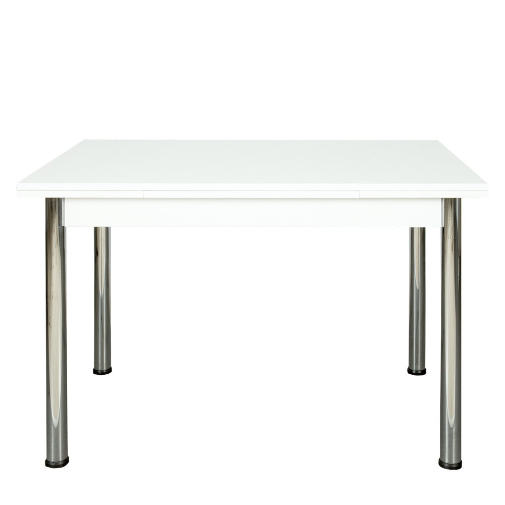 Set Masa Extensibila cu 4 Scaune  Artemis, Alb
