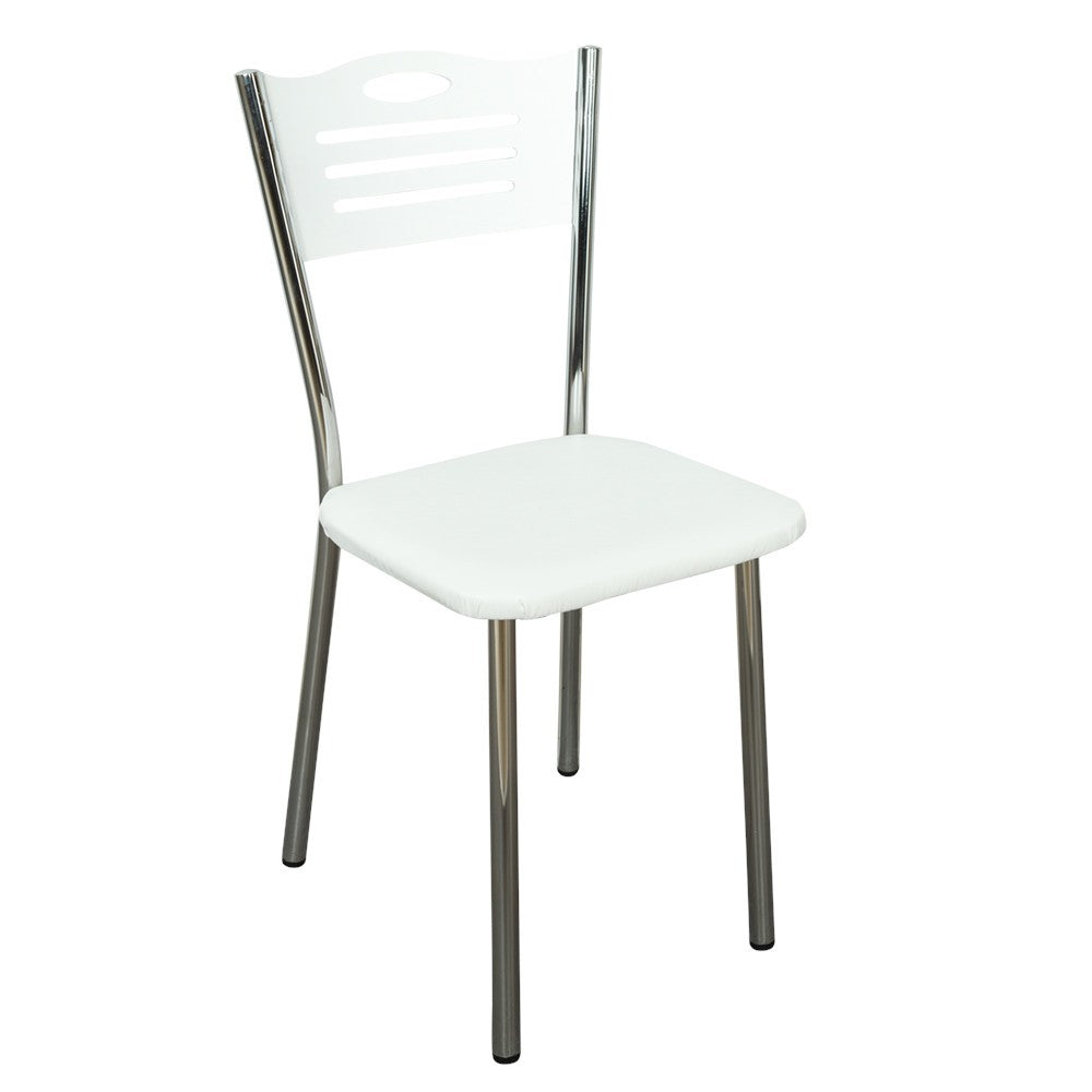 Set Masa Extensibila cu 4 Scaune  Artemis, Alb