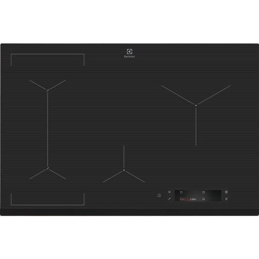 Plita Inductie Electrolux EIS8648, Sense Pro,4 Zone De Gatit, Gri Inchis, 80 Cm