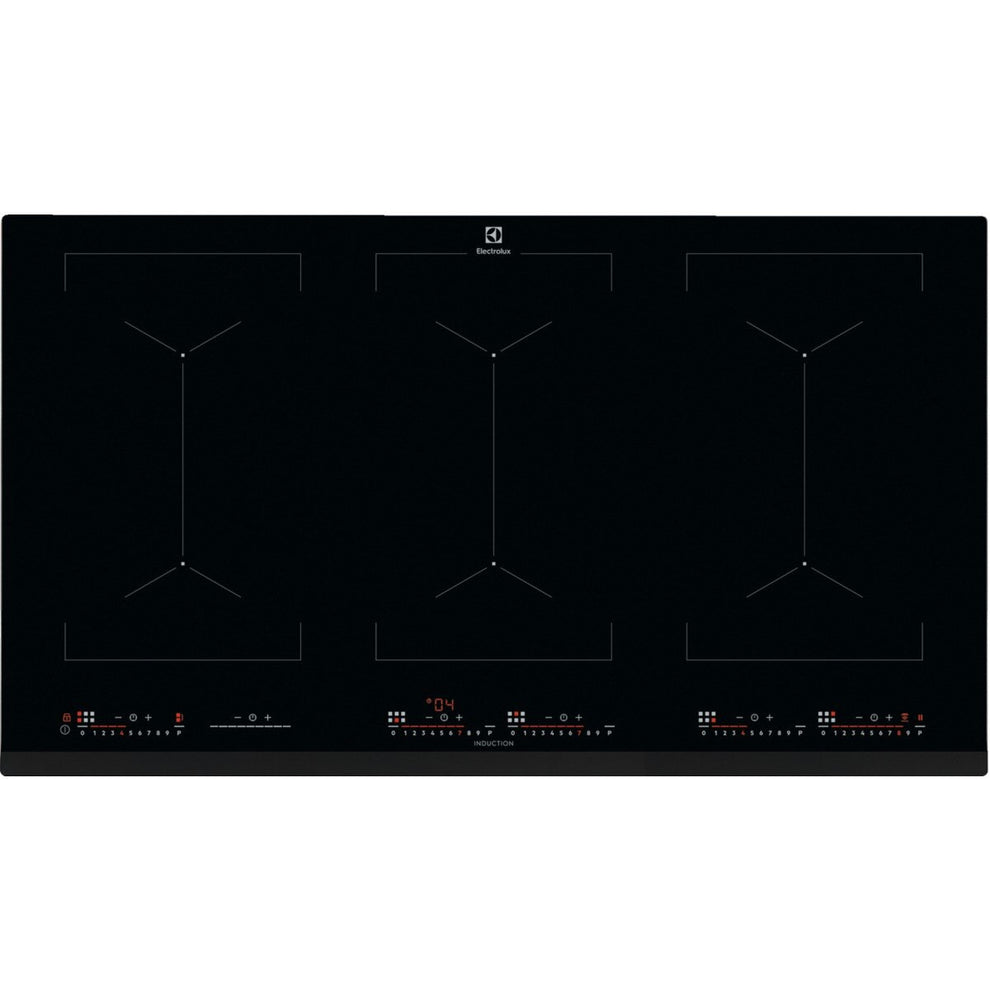 Plita Inductie Electrolux EIV9467, Booster 6 Zone, Negru, 91 Cm