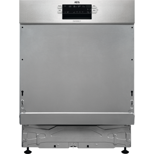 Masina De Spalat Vase Incorporabila AEG FES5396XZM, SatelliteClean, SensorLogic, Inverter, 14 Seturi, D, Inox, 60 Cm