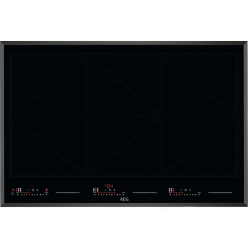 Plita Inductie AEG IKE86688FB, Negru, 78 x 52 Cm