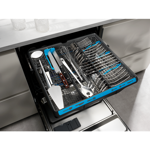 Masina De Spalat Vase Incorporabila Electrolux EEM48300IX, MaxiFlex, 14 Seturi, Inverter, D, Inox, 81.8 x 59.6 x 57.5 Cm