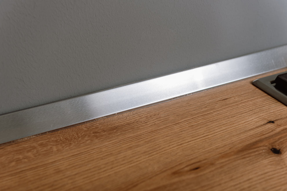 Bucatarie Arra, Alb lucios si Natur, Front Mdf, 250 x 220 x 60 Cm