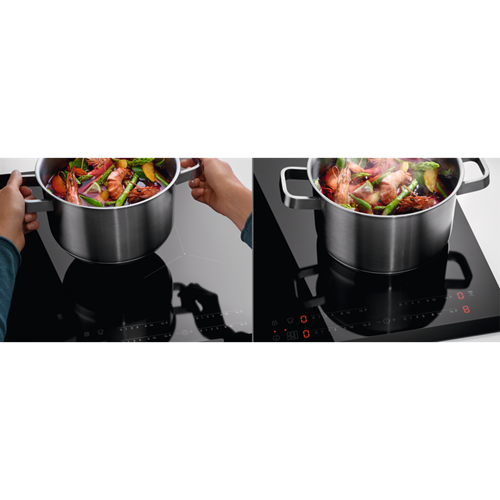 Plita Inductie Electrolux EIT61443B, 4 zone de gatit, Negru, 60 Cm