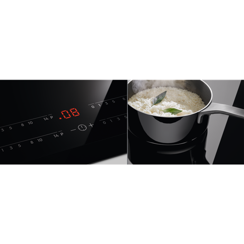 Plita Inductie Electrolux EIT61443B, 4 zone de gatit, Negru, 60 Cm