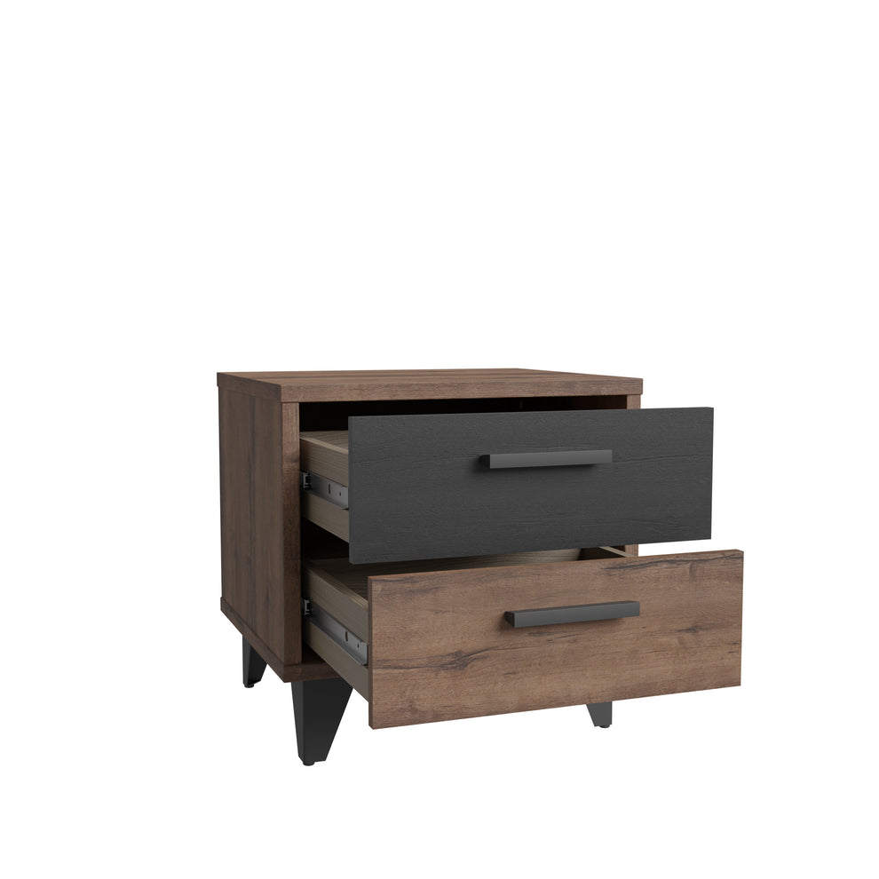 Set Dormitor Benvenutti, Pat Cu Dimensiunea Saltelei 180 X 200 Cm, 2 Noptiere Si Dulap