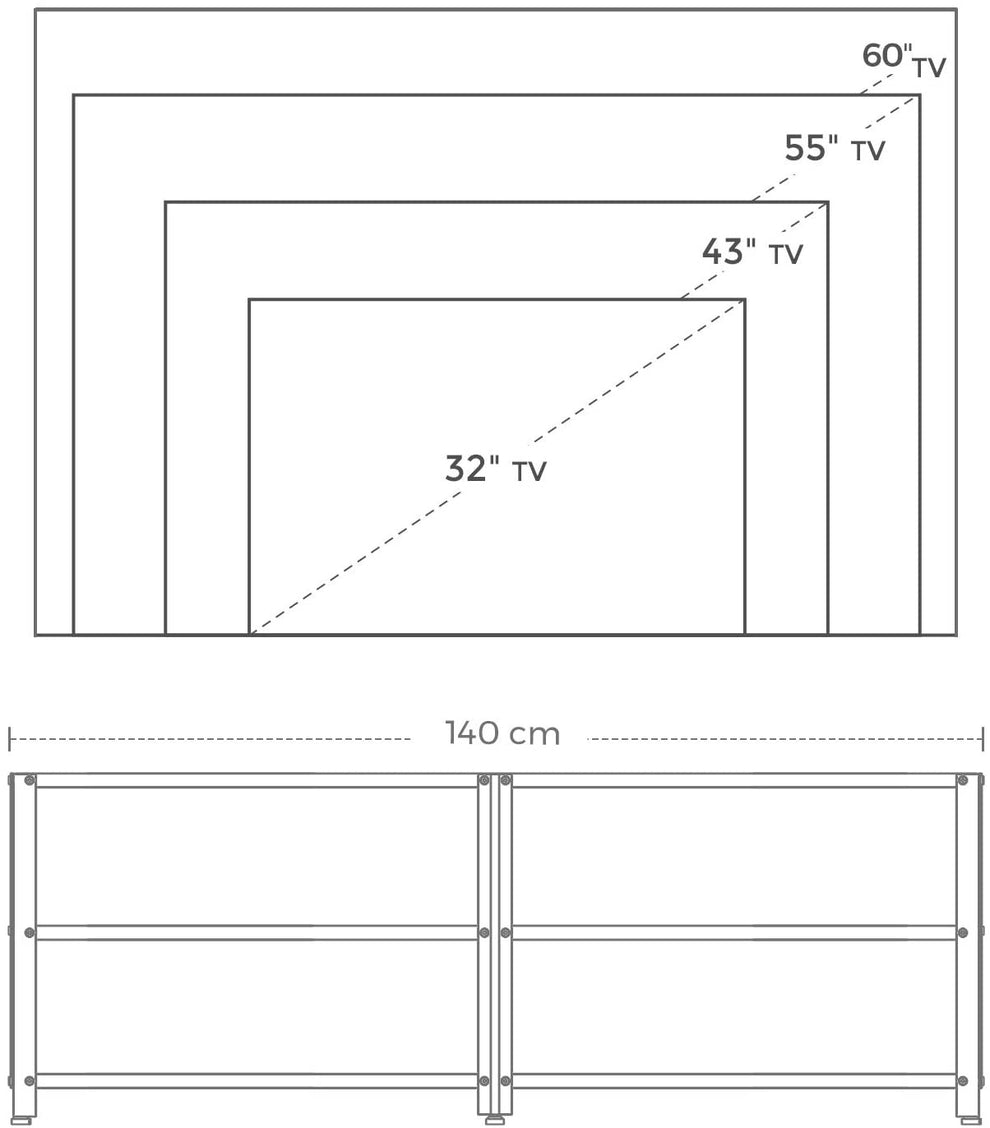 Stand TV Vintage,40 x 39.2 x 50 cm