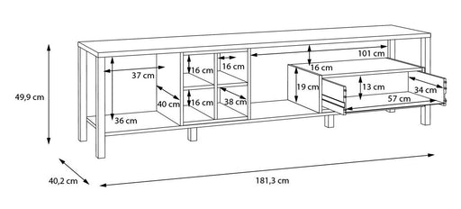 Comoda Tv High Rock, 181.3 Cm