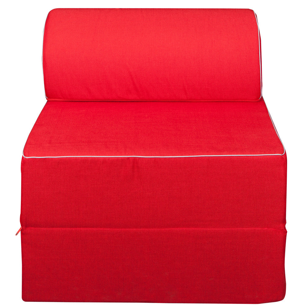 Fotoliu Extensibil De Interior Essentia, Textil, Rosu, 70 X 196 Cm