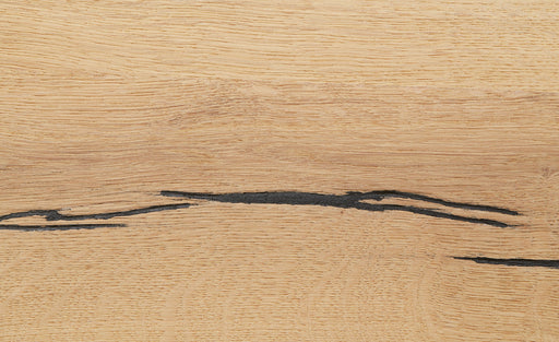 Polita Reno Smoked Oak, Furnir Din Lemn Masiv, 130 Cm