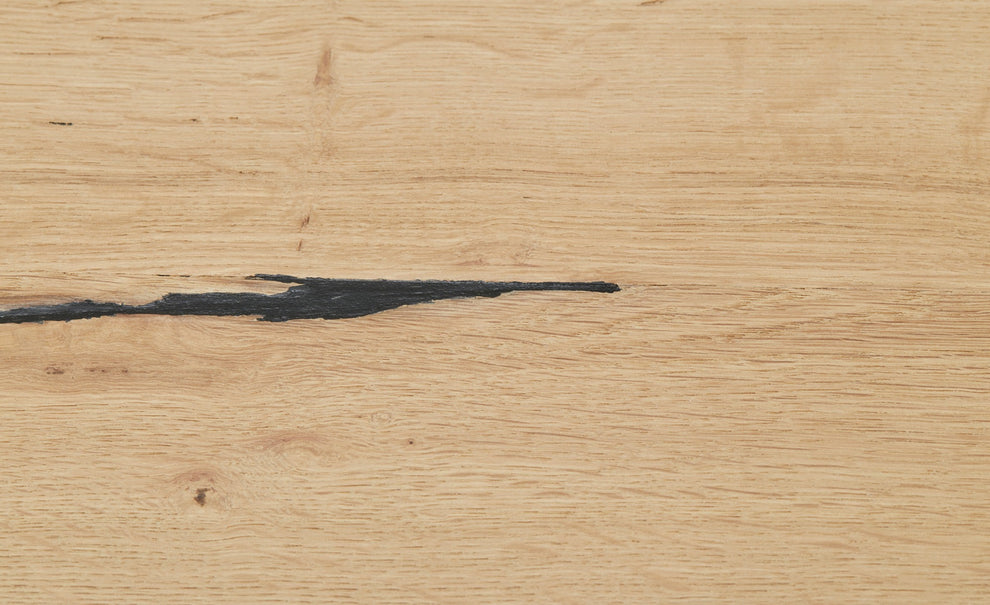 Masa Reno, Extensibila, Smoked Oak, Furnir Din Lemn Masiv, 180/230 x 90 x 77 Cm