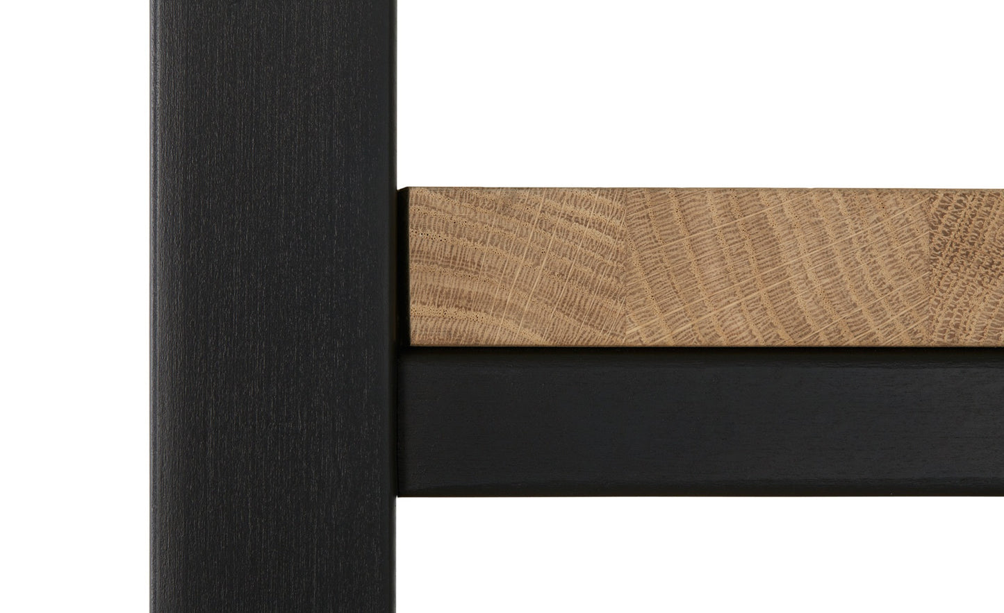 Biblioteca Reno Cu 1 Sertar, Smoked Oak, Furnir Din Lemn Masiv, 69.5 Cm