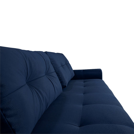 Canapea Extensibila Cu Lada Depozitare Dreamer, Albastru Inchis, 260 x 110 x 100 Cm