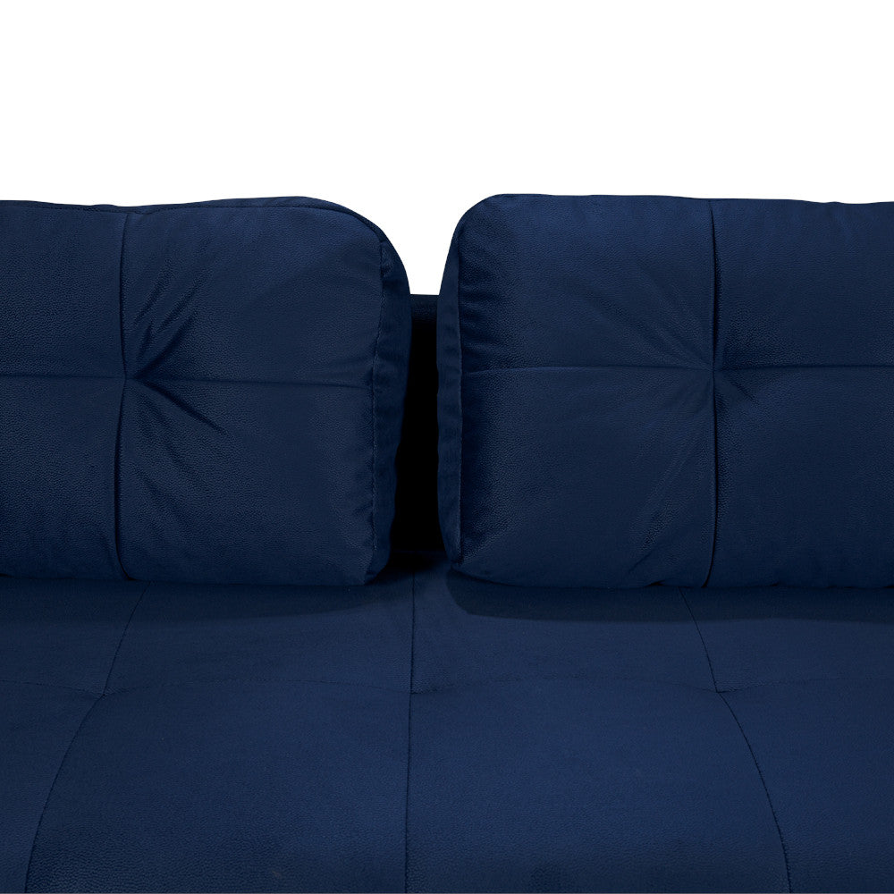 Canapea Extensibila Cu Lada Depozitare Dreamer, Albastru Inchis, 260 x 110 x 100 Cm