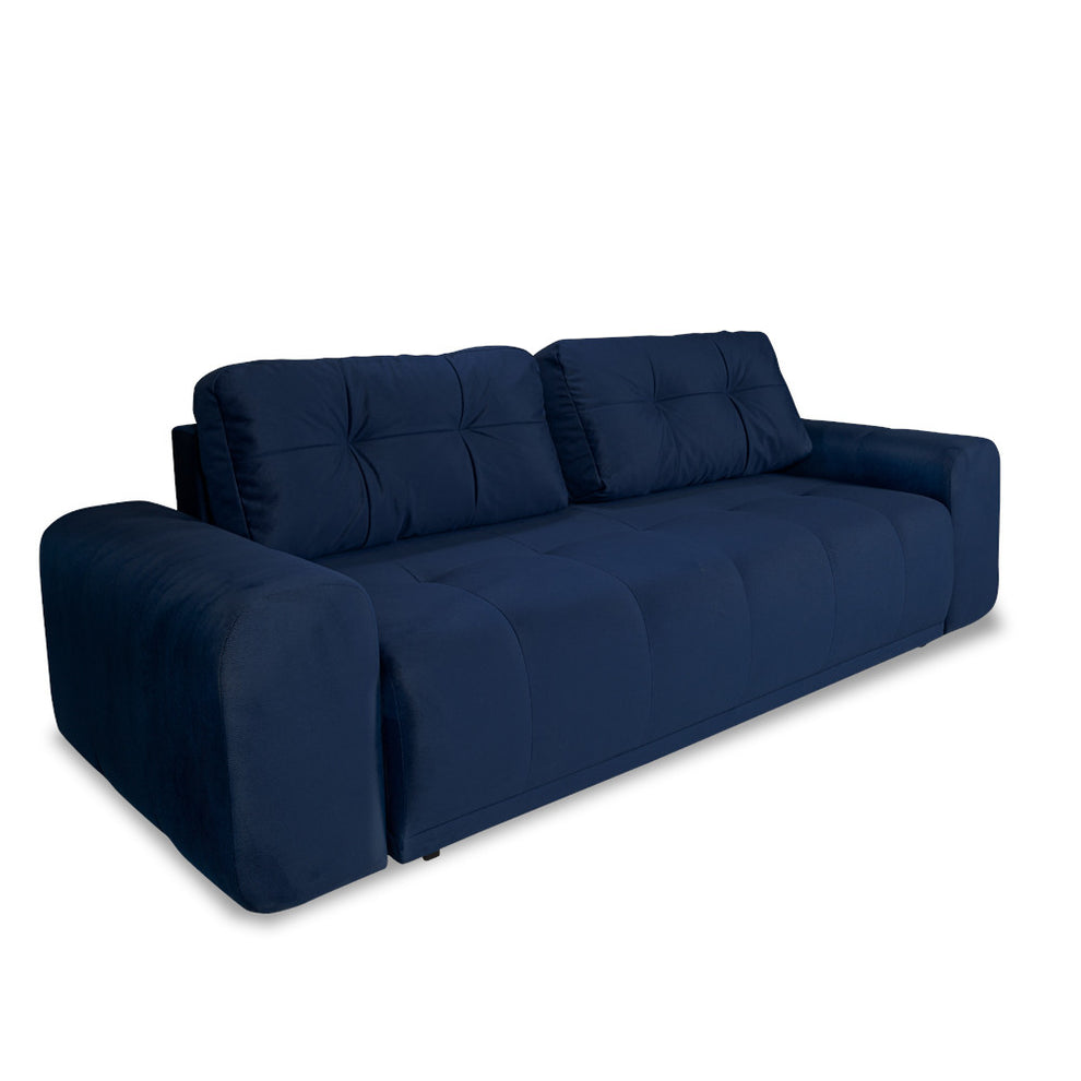 Canapea Extensibila Cu Lada Depozitare Dreamer, Albastru Inchis, 260 x 110 x 100 Cm
