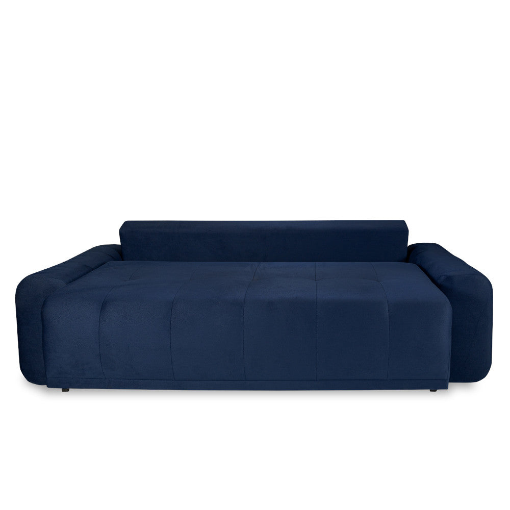 Canapea Extensibila Cu Lada Depozitare Dreamer, Albastru Inchis, 260 x 110 x 100 Cm