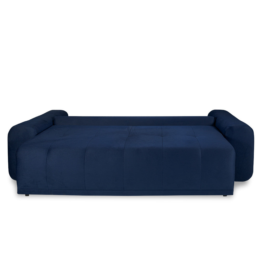 Canapea Extensibila Cu Lada Depozitare Dreamer, Albastru Inchis, 260 x 110 x 100 Cm