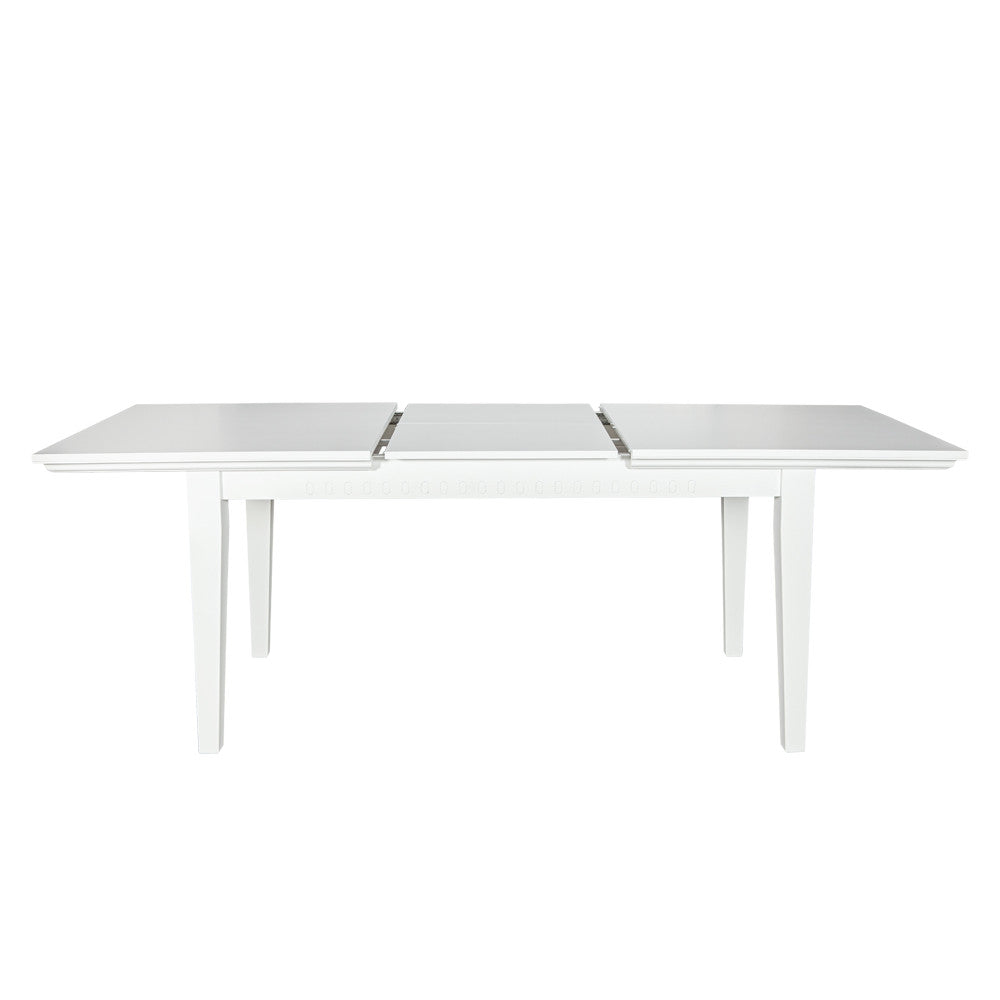 Masa Extensibila Saint Tropez, Vopsit Alb, 160/215 x 90 x 77.5 Cm