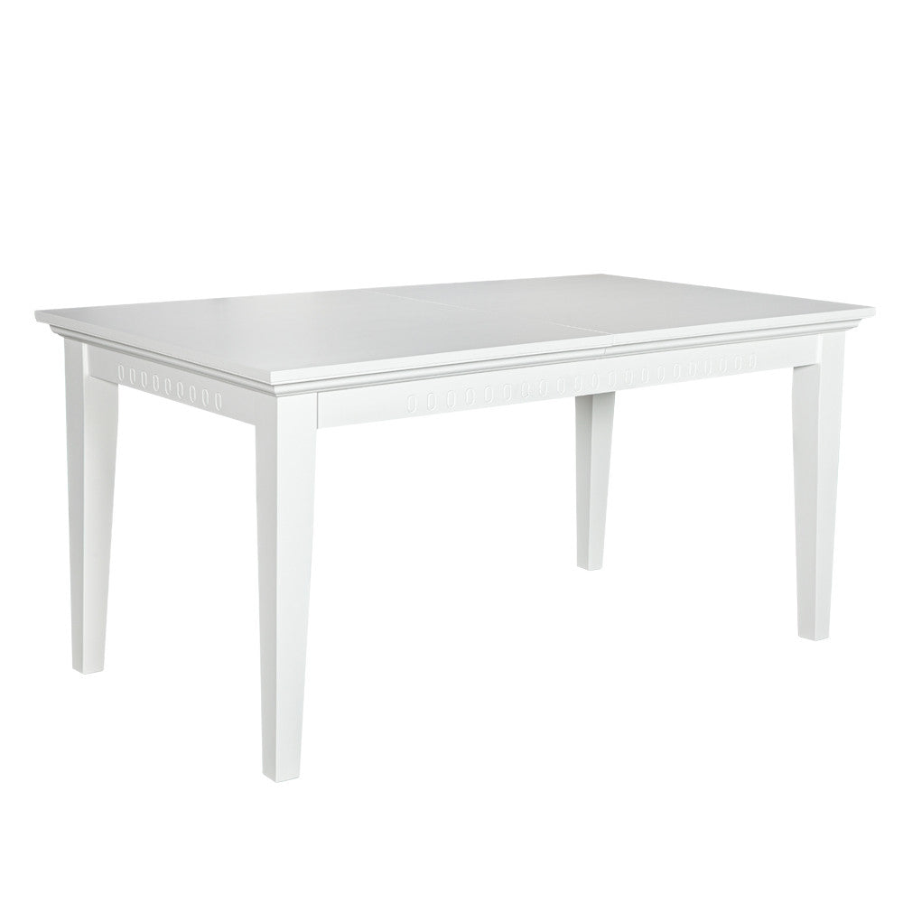 Masa Extensibila Saint Tropez, Vopsit Alb, 160/215 x 90 x 77.5 Cm