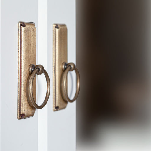 Dulap Saint Tropez, 3 Usi Si 2 Sertare, Vopsit Alb, 208 Cm