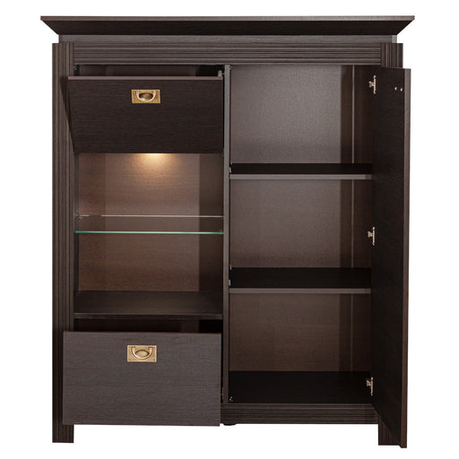 Comoda Bar Living Saigon Cantori Cu 2 Usi Si 1 Sertar, 118 Cm