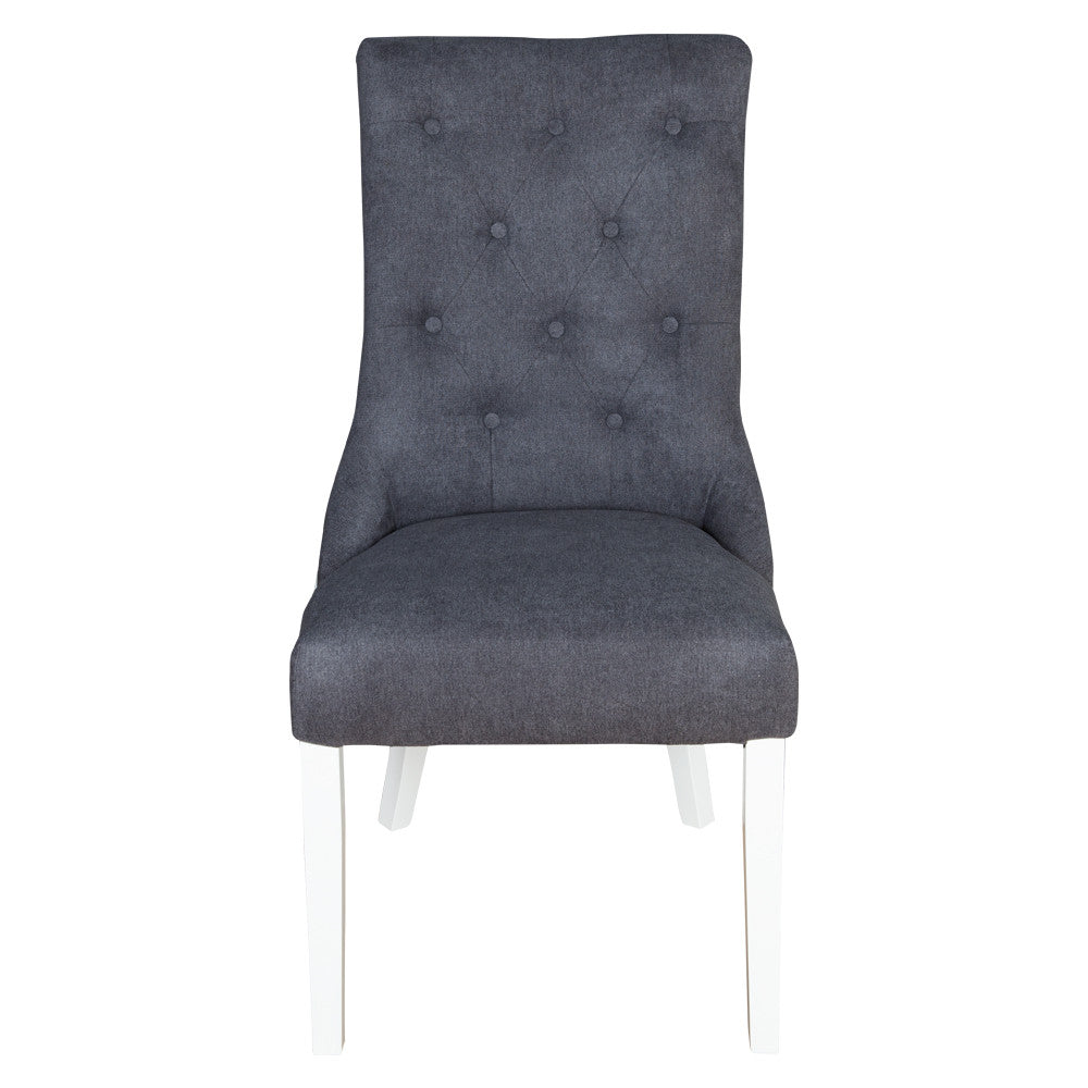 Scaun Carla, Gri, 55.5 x 68 x 107 Cm