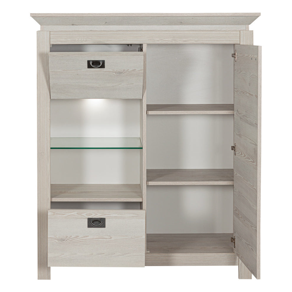 Comoda Bar Casablanca Loft Cu 2 Usi Si 1 Sertar, 118 Cm