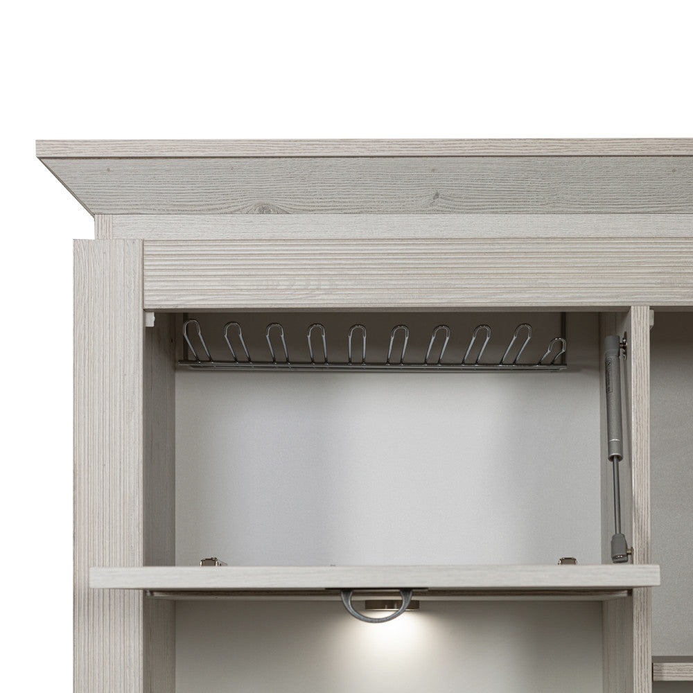 Comoda Bar Casablanca Loft Cu 2 Usi Si 1 Sertar, 118 Cm