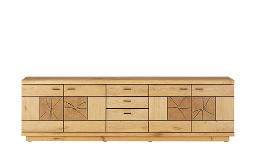 Comoda Tv Cu 4 Usi si 3 Sertare Dakota, Furniruit, 225.3 Cm