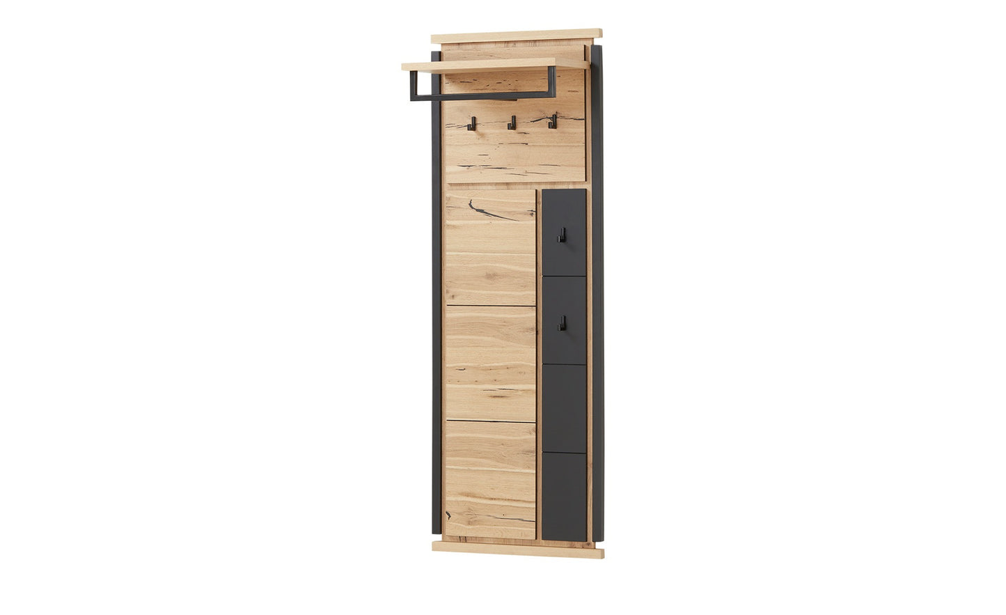 Cuier Reno Smoked Oak, Furnir Din Lemn Masiv 55 Cm