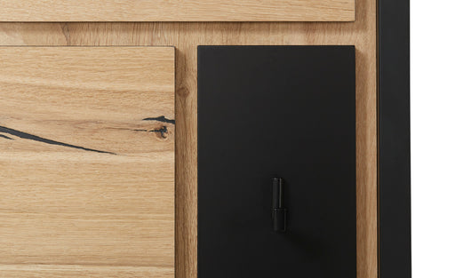 Cuier Reno Smoked Oak, Furnir Din Lemn Masiv 55 Cm