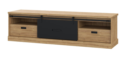 Comoda Tv Kaszimiro, Natur, 203,2 x 56,2 x 52 Cm