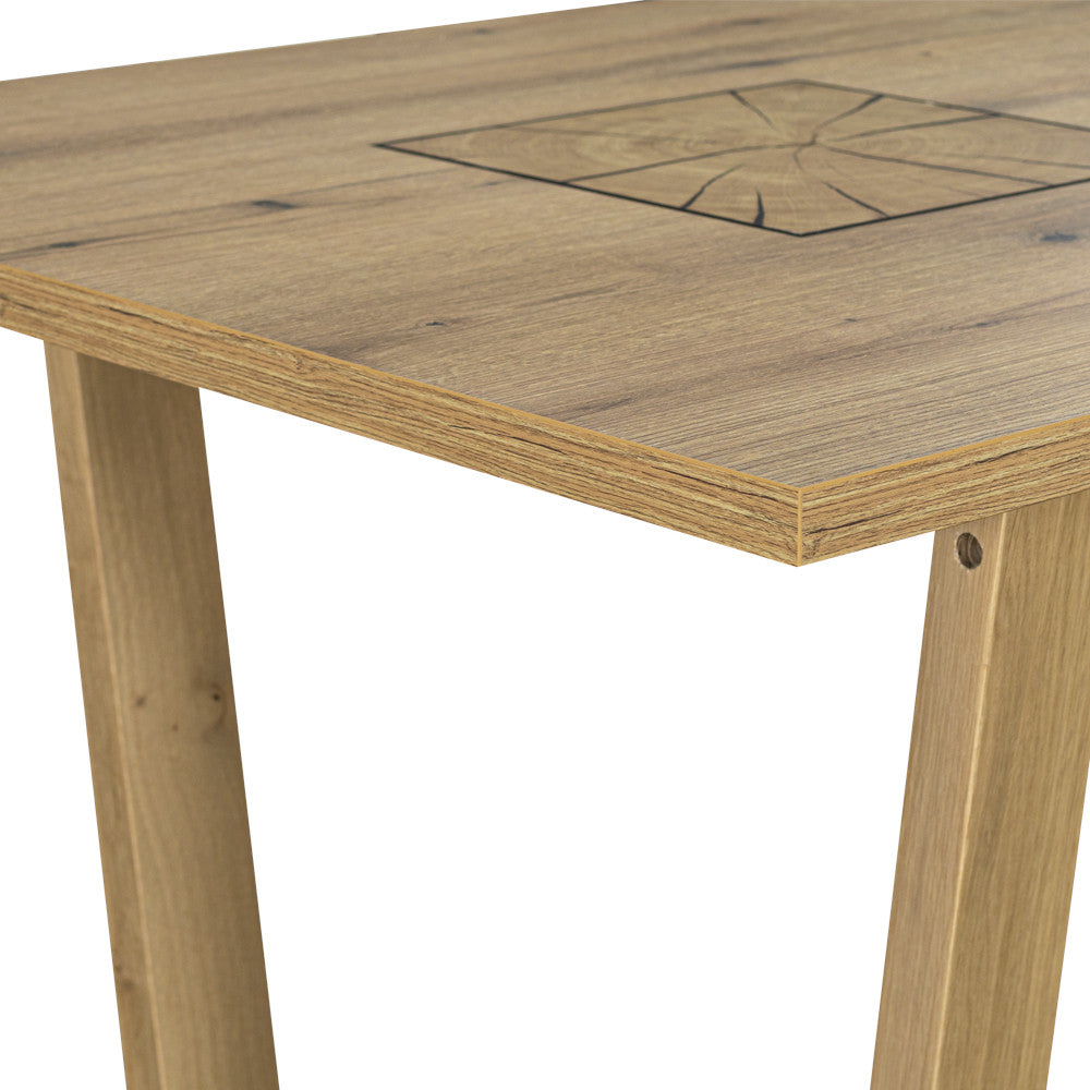 Masa Extensibila Urbano White, Natur, 160/210 X 76.5 X 90 Cm
