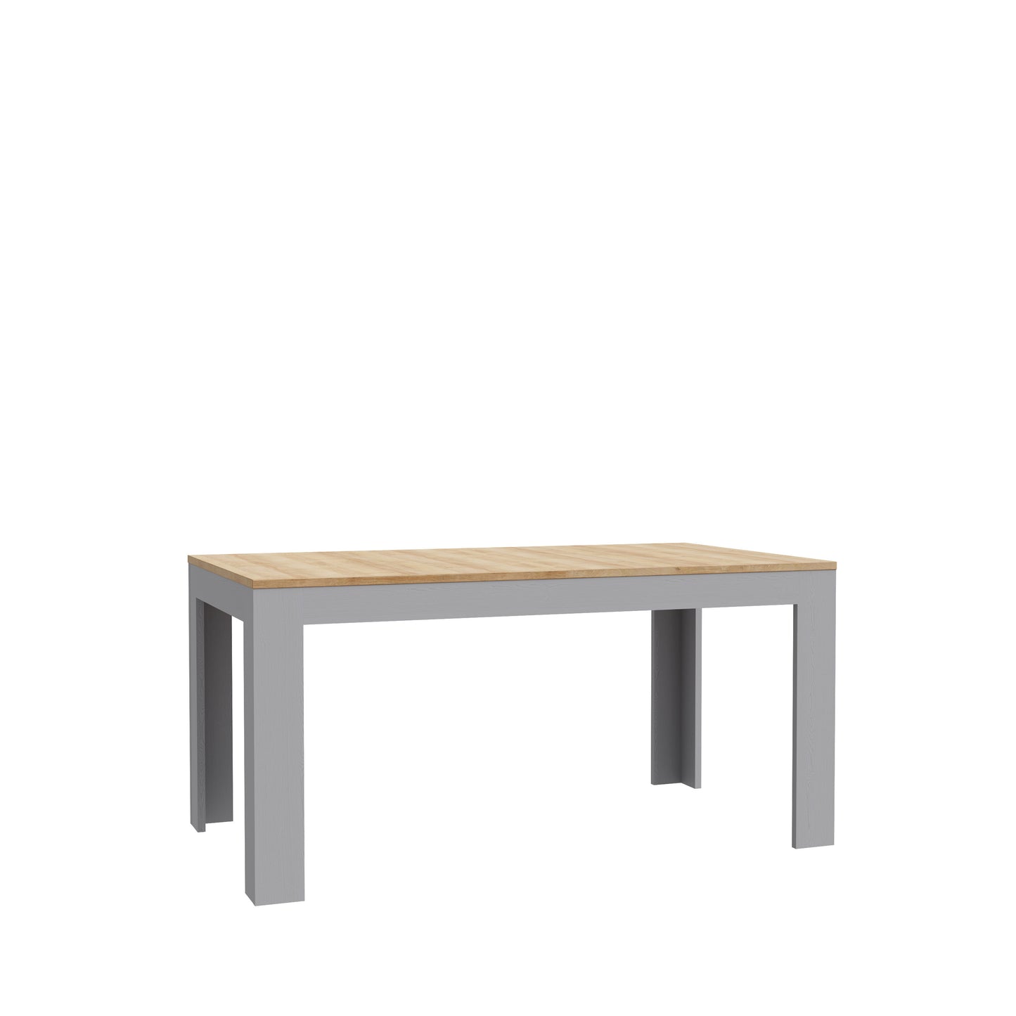 Masa Extensibila Behalf Stejar Riviera Si Stejar Gri, 160/206.6 X 78.2 X 90.2 Cm