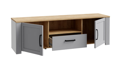 Comoda Tv Behalf Stejar Riviera Si Stejar Gri, 166.1 Cm