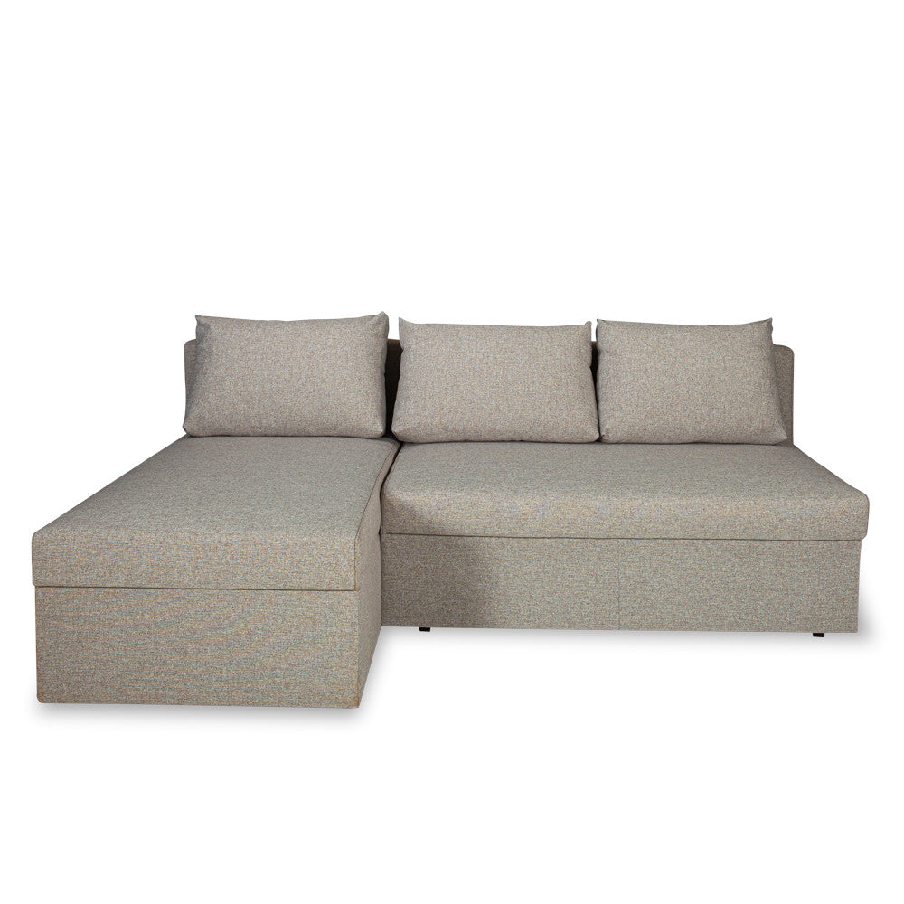 Coltar Extensibil Cu Lada Vario, Interschimbabil Stanga/Dreapta, Gri, 220 X 80 X 155 Cm