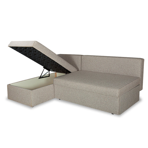 Coltar Extensibil Cu Lada Vario, Interschimbabil Stanga/Dreapta, Gri, 220 X 80 X 155 Cm