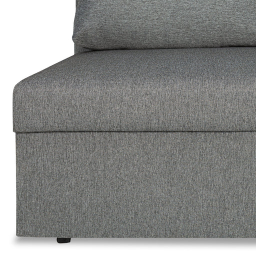Coltar Extensibil Cu Lada, Vario Interschimbabil Stanga/Dreapta, Gri Inchis, 220 X 80 X 155 Cm