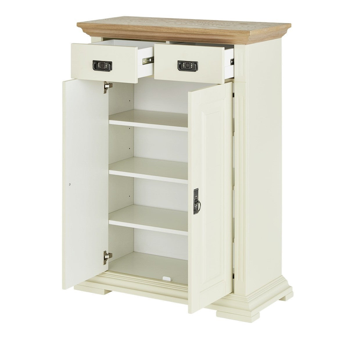 Comoda Cu 2 Usi Si 2 Sertare Cremona, 87.6 Cm