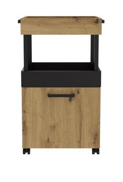 Comoda Home Bar 2 Pe Role, 50.2 x 88.5 x 41 cm