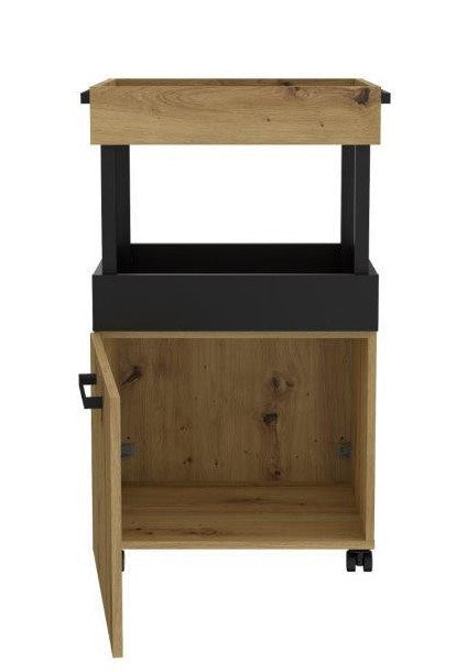 Comoda Home Bar 2 Pe Role, 50.2 x 88.5 x 41 cm