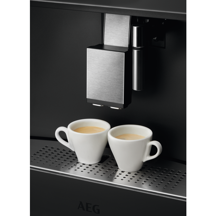 Espressor De Cafea Incorporabil Automat AEG KKA894500M, Seria 900 PRO, Control Touch, Inox Antiamprenta, 45 x 56 x 55 Cm