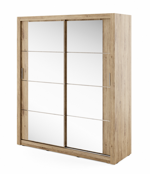 Dulap Martin Cu 2 Usi Culisante, Stejar Shetland, 180 Cm