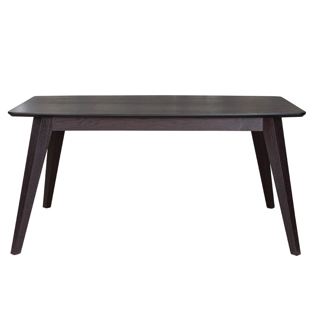 Masa Living Jasmin, Furniruita, Negru Si Charchoal, 165 X 95 X 78 Cm