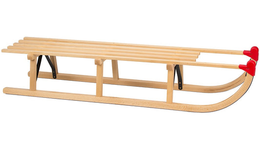 Sanie Din Lemn Davos, Rosu, 120 Cm.